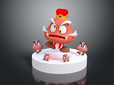 Modern Toy Chestnut King Super Mary Little Monster Little Monster Elf 3d model