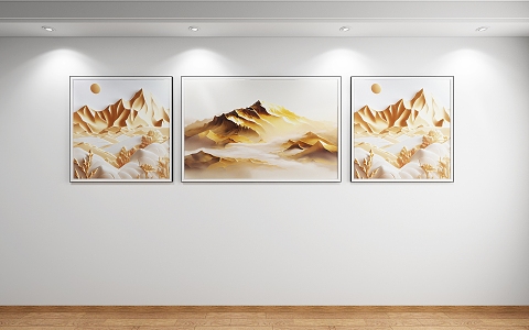 Decorative Painting Abstract Painting Landscape Painting Photo Frame Photo Wall Background Painting Propaganda Painting Art Painting 3d model