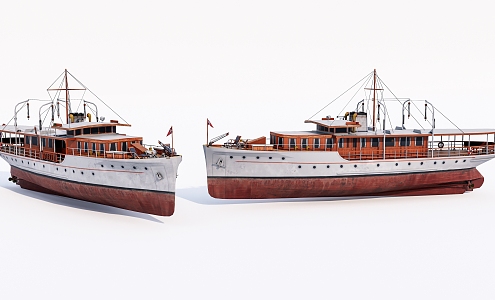 modern ship 3d model