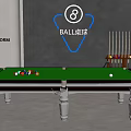 Billiard table 3d model