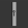 Modern Furniture Mounted Wall Lamp Featuring Black White Finish And Illuminated Glow