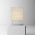 Japanese-style table lamp 3d model