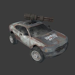 Industrial LOFT Chariot Muscle Car 3d model