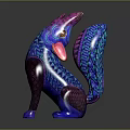 Vibrant Game Movie Character With Intricate Patterns And Colorful Artistic Design