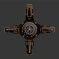Modern robot octopus 3d model