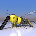 Amusement equipment bee climbing slip 3d model