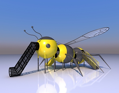 Amusement equipment bee climbing slip 3d model