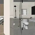 Hospital Outpatient Room With Comfortable Bed Sofa Medical Equipment Natural Light And Wooden Walls