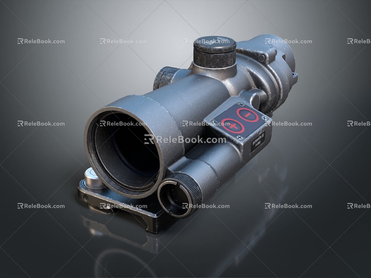 Modern telescope sight sight sight collimator infrared sight 3d model