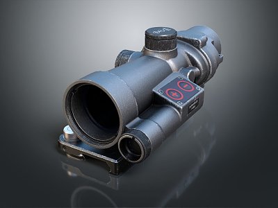 Modern telescope sight collimator infrared sight 3d model