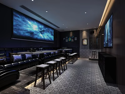 Modern KTV Room 3d model