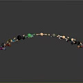 Colorful Game and Movie Characters Holding Hands Forming Circle on Gray Background with Reflections