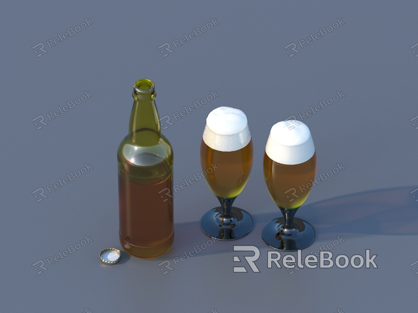 3D model of beer model