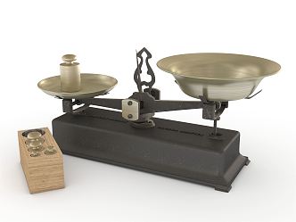 Modern Balance Weight Combination 3d model