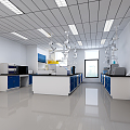 Modern Laboratory Testing Laboratory 3d model