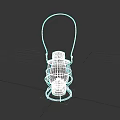 Vintage Metal Lantern Featuring Classic Design Decorative Handle And Frame