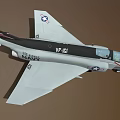 US Navy VT-82 Jet Aircraft With American Insignia And Detailed Design