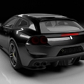 Ferrari gtc4 supercar luxury car racing car station wagon 3d model