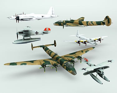 modern bomber aircraft 3d model