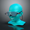 Stylish Jewelry Accessory Glasses With Red Decorative Details For Fashionable Look
