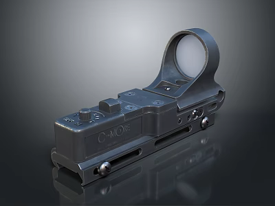 C-MORE Tactical Weapon Sight With Durable Metal Construction And Optical Scope Design 3d model