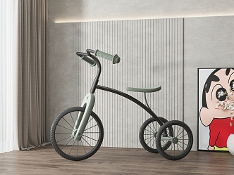 Modern Children's Bicycle 3d model