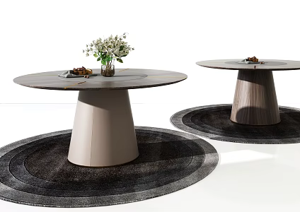 Modern Round Table 3d model