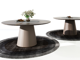 Modern Round Table 3d model