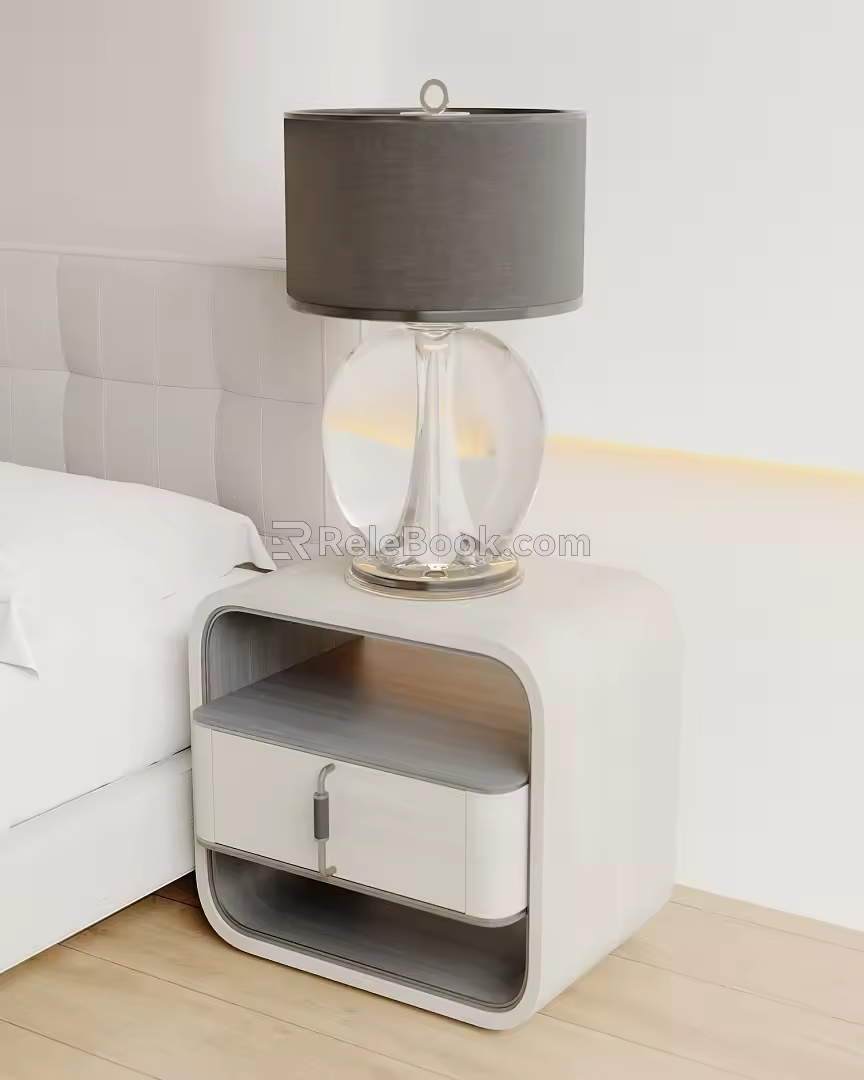 Modern table lamp table lamp side table lamp 3d model
