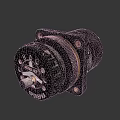 Military Weapon Safety Knob Component With ARM SAFE Markings And Tactical Metal Design