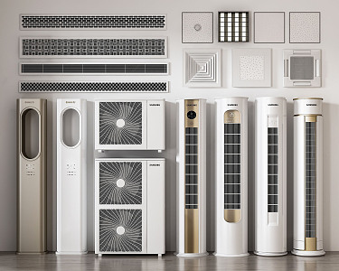 Modern air conditioning air conditioning combination 3d model