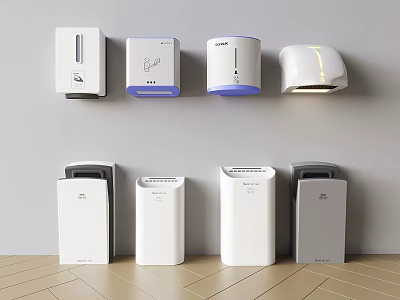 Modern Daily Household Electrical Appliances With Wall Mounted And Floor Standing Designs For Home Use 3d model