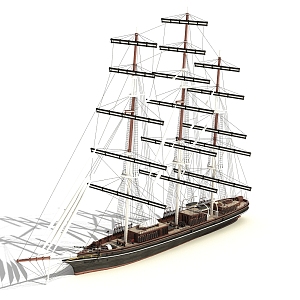 Modern Sailing 3d model