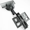 Durable Stainless Steel Cabinet Hinge With Adjustable Design And Mounting Holes