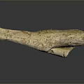 Handcrafted Wood And Stone Decorative Art Piece With Natural Texture Details