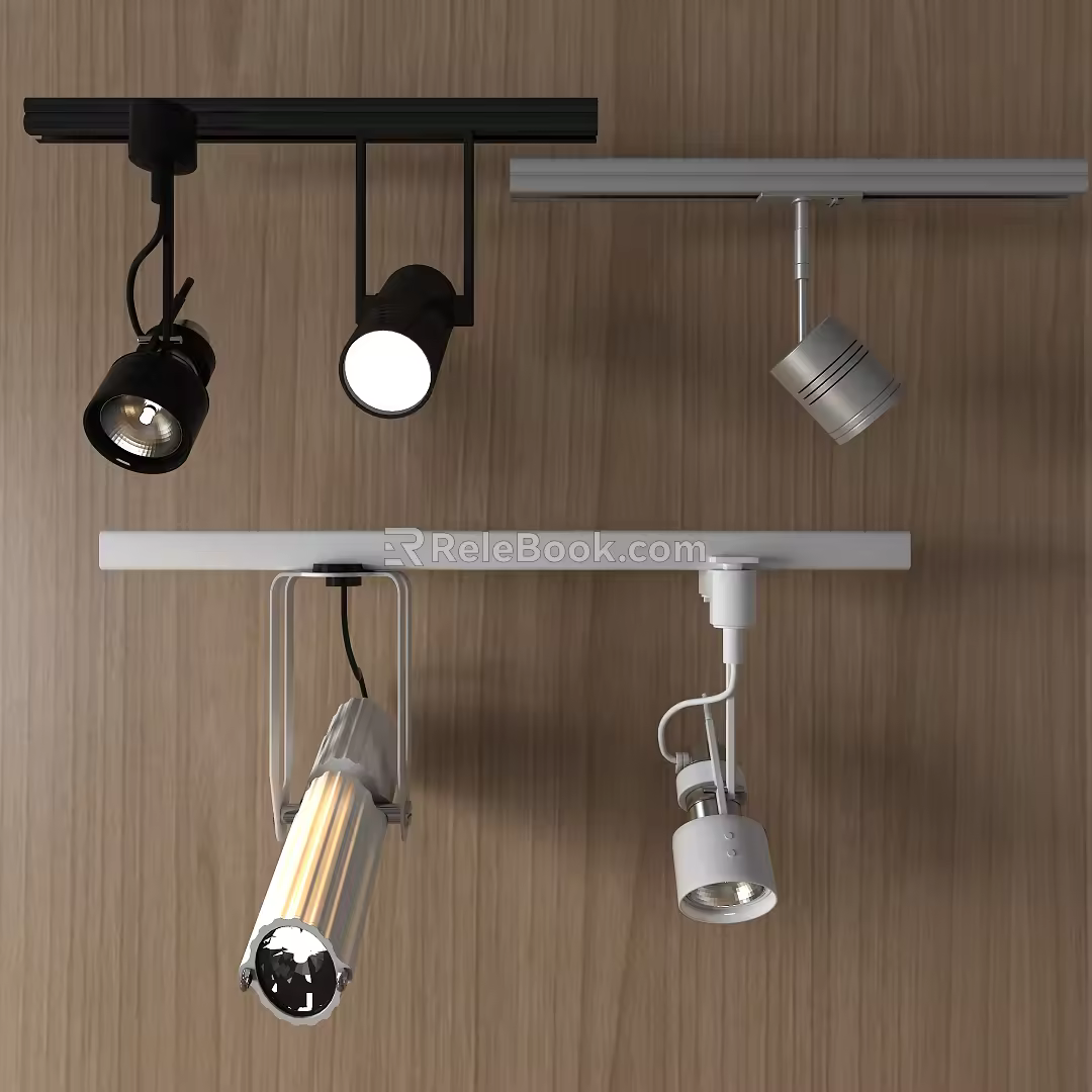 Modern spotlights 3d model