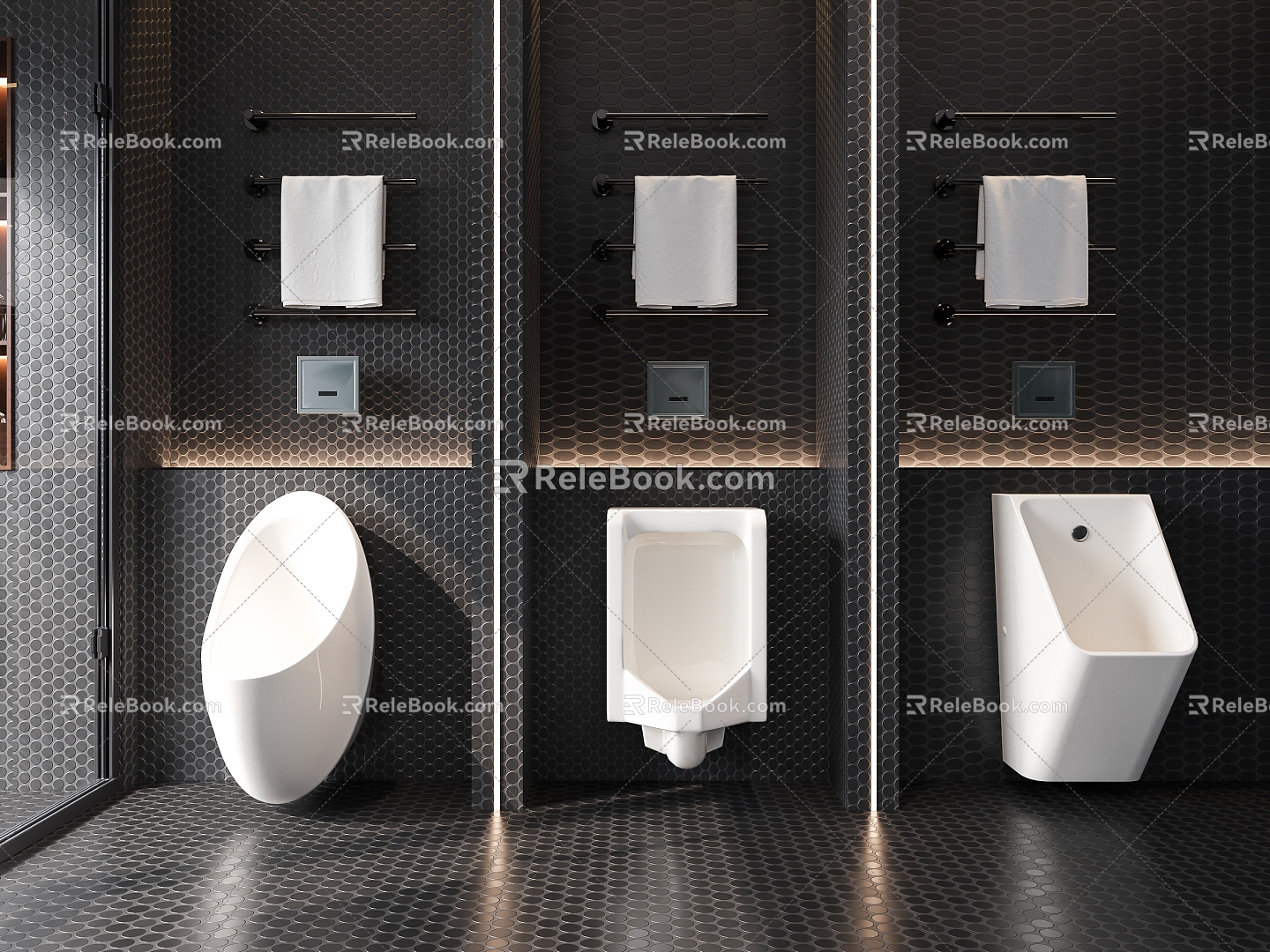 Urinal hanging urinal 3d model