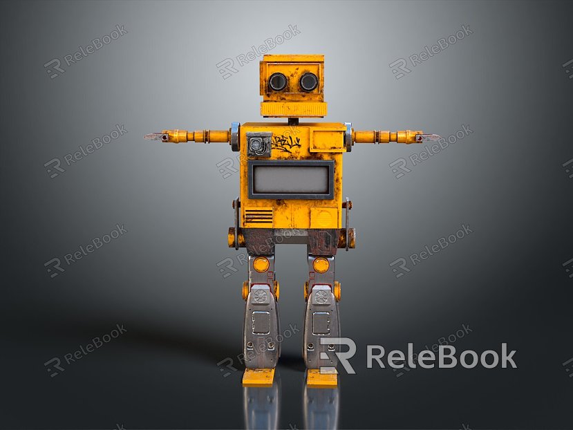 Robot Robot Assistant Small Robot Robot Butler Robot Butler Figure Game Figure model