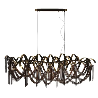 Nordic Simple Light Luxury Chandelier Shaped Chandelier Decorative Chandelier Simple Chandelier Living Room Chandelier Dining Room Chandelier 3d model