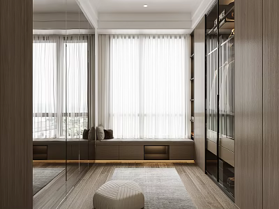 Modern Cloakroom 3d model