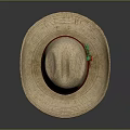Classic Summer Straw Hat With Red Ribbon And Decorative Accent For Outdoor Wear