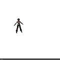 Game Movie Character Cowboy Hat Red Bandana White Tank Top Black Leather Pants Red Stars