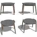 Modern sofa stool 3d model