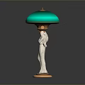 Table Lamp Industrial Table Lamp Homemade Table Lamp Industrial Wind Folding Table Lamp Lighting Lamps Lighting Fixtures 3d model