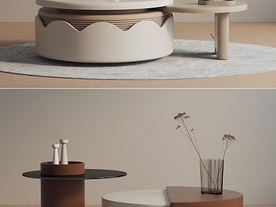 Modern coffee table 3d model