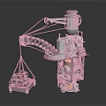 Industrial Mechanical Lifting Equipment with Metal Structure Gears and Hanging Platform