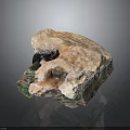 Natural Wood Stone Decorative Material With Pink Green Dark Color And Natural Texture
