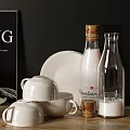 Stylish Kitchenware Display With Waffles And Decor