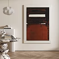 abstract decorative painting 3d model