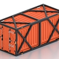 Container sci-fi container 3d model